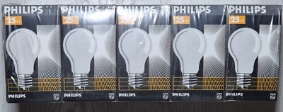 10 x Philips E27 25W matt Classic A60 Glühlampe Glühbirne dimmbar Kein LED 200lm