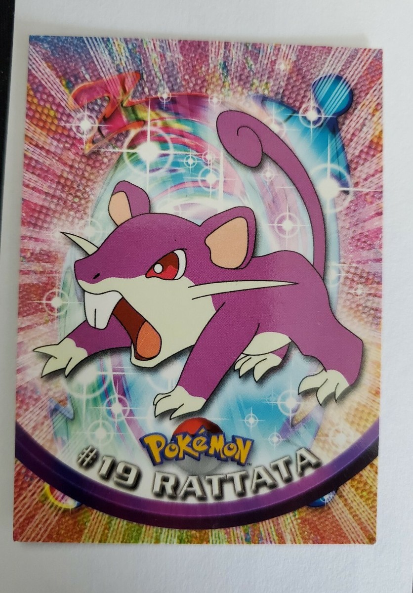 19 Rattata Topps Series 1 Red Logo 4th Print NM Non-Holo | eBay