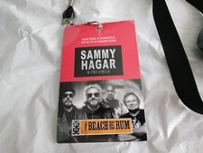 SAMMY HAGAR  (Van Halen) RaRe 7/17/21 VIP Pass Lanyard 2021 Concert Tour Ticket