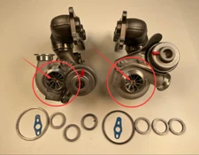 for 700HP Twin VIV V3 Turbos TD04L 17T 11 Billet BMW 335is 335i 335xi N54B30