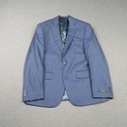 <!--F#f_0-->Ted Baker Mens Suit Blazer Jacket 38(AU) 48(EU) Small Blue Endurance Wool Dinner<!--F/-->