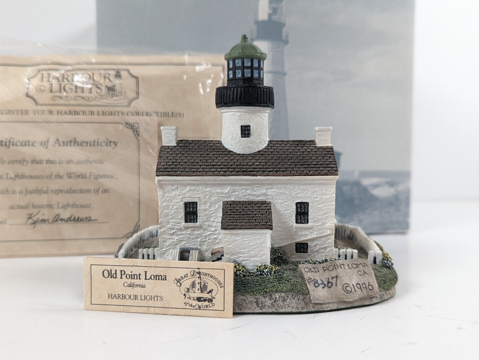 Old Point Loma CA Great Lighthouses Of The World New With Original Box ...