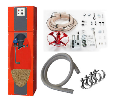 Pelletlager Saugsystem ATMOS BasicOne, Schellinger Maulwurf HZ, 250l Behälter