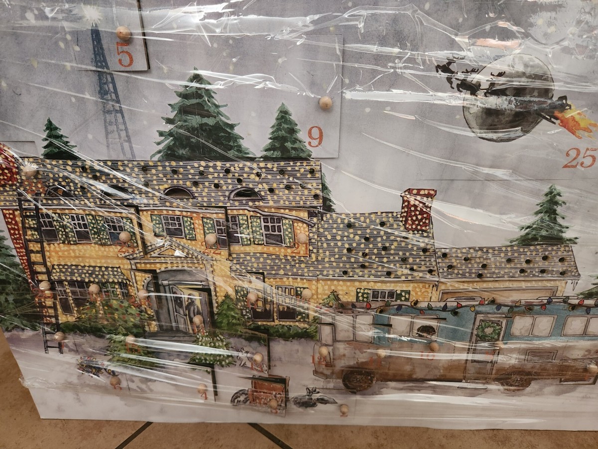 Pottery Barn National Lampoon Christmas Vacation LIGHT UP Lit Advent  Calendar | eBay