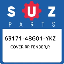 63171-48G01-YKZ Suzuki Cover,rr fender,r 6317148G01YKZ, New Genuine OEM Part