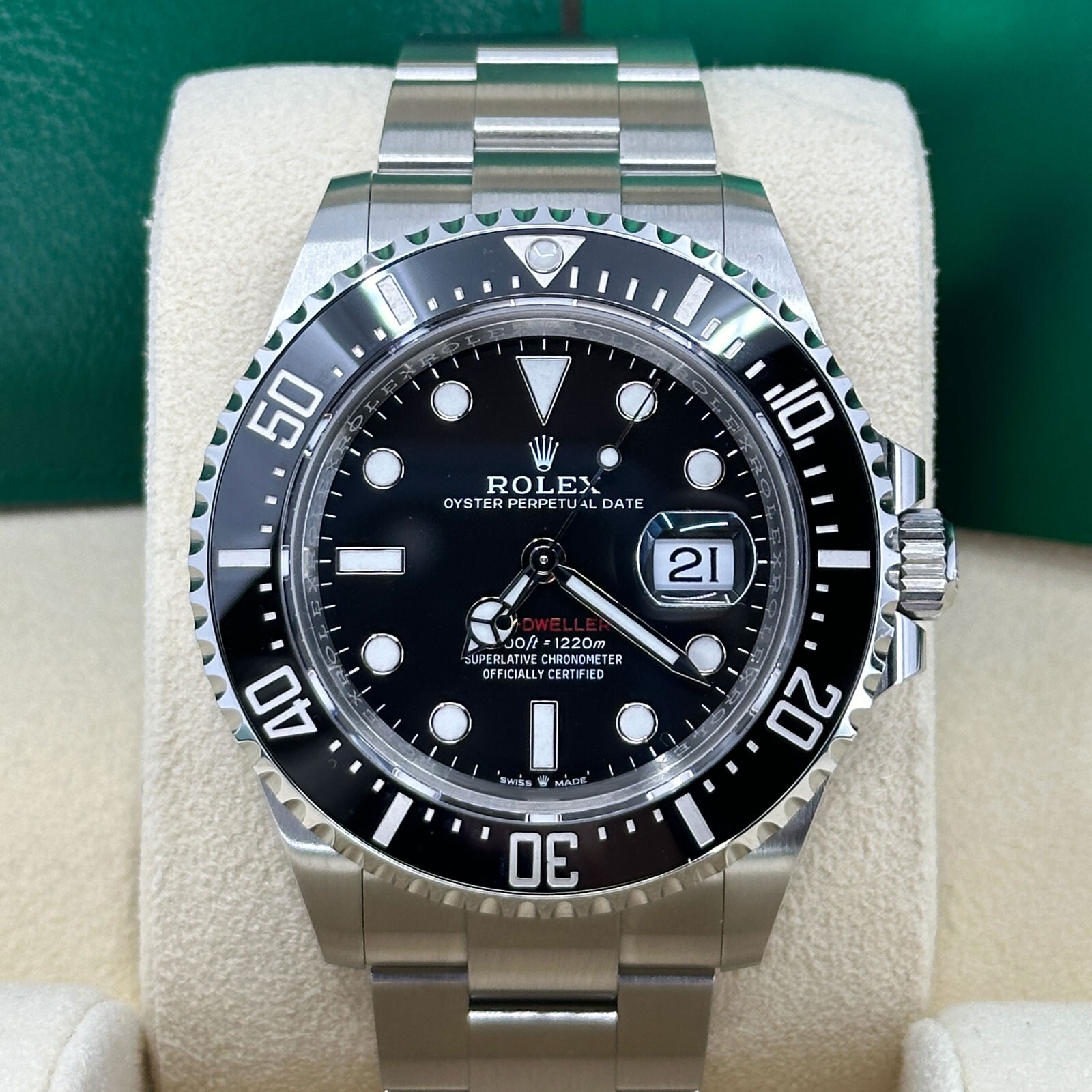 Rolex Sea-Dweller Red Letters 43mm, Black Dial, Oyster 126600-0001
