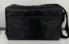 ToneMaster 30 Cassette Carrying Case Bag Tote W/ Strap Black Nylon Plastic Tray