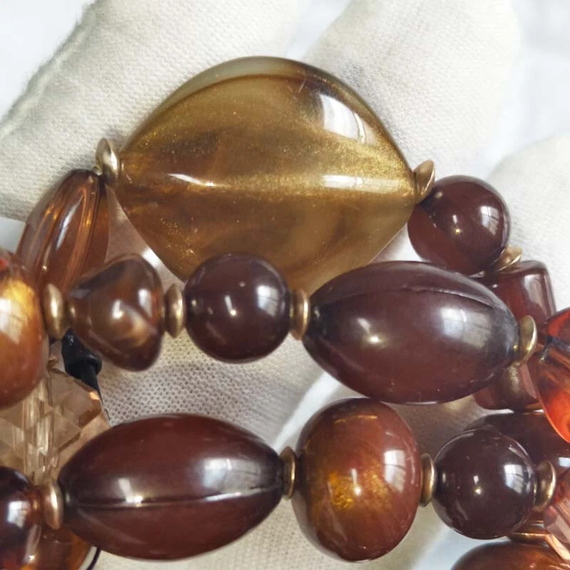 Pulsera elástica apilable 3 piezas Chicos Boho elegante mujer fiesta vacaciones joyería Foto 3 de 4