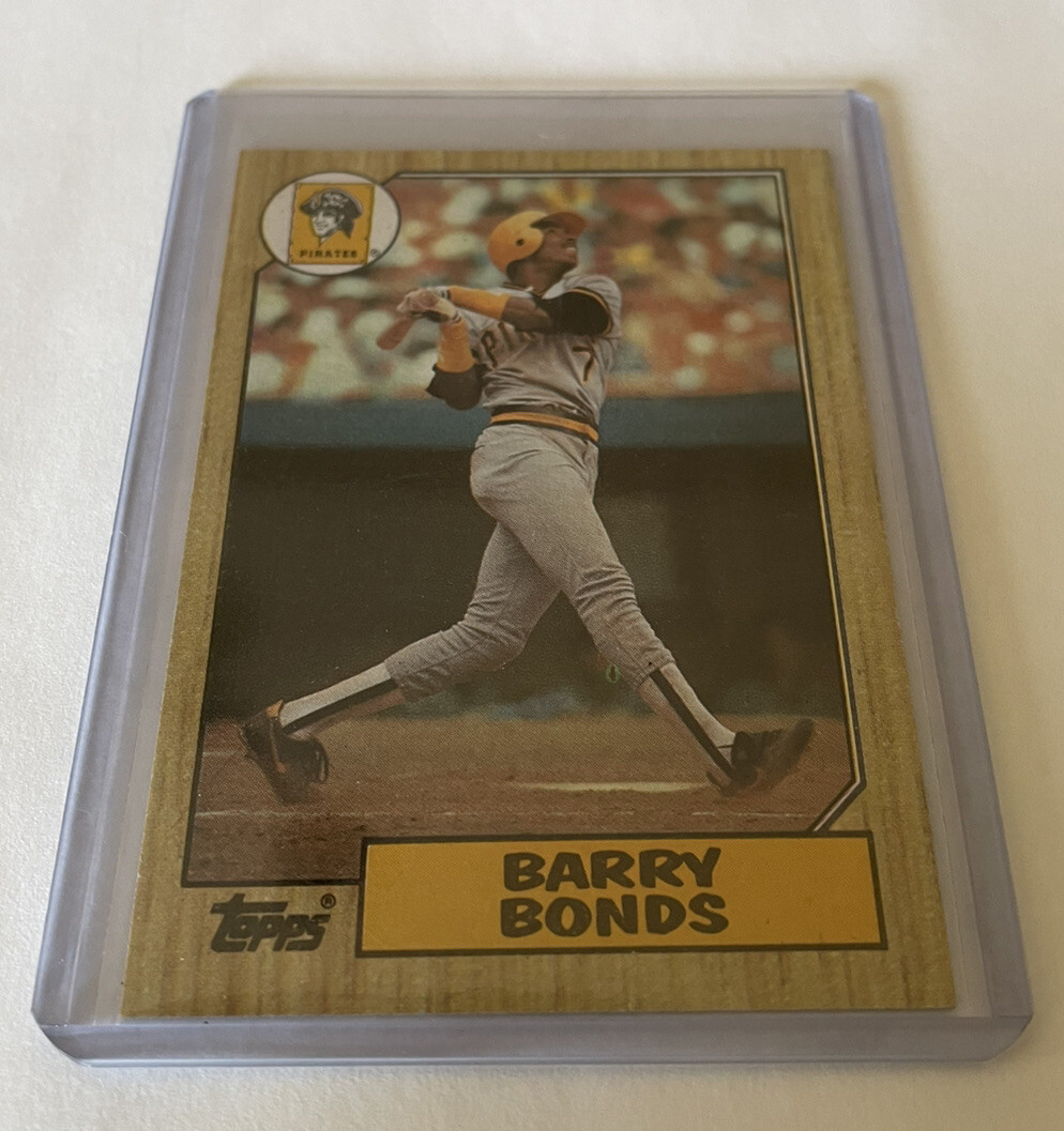 1987 topps barry bonds Rookie 320 (Error Card) | eBay