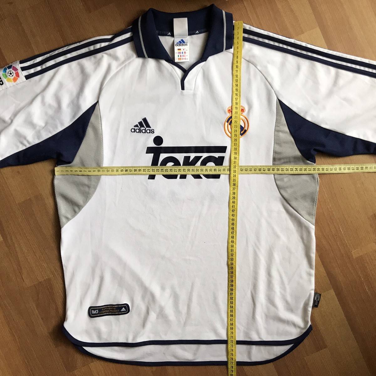 REAL MADRID 2000 2001 HOME FOOTBALL SHIRT JERSEY ADIDAS VINTAGE