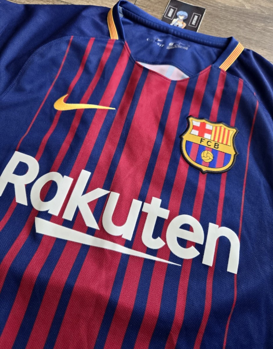 Nike FC Barcelona Messi メッシ L Nike FC Barcelona 17/18 Lionel Messi Jersey Mens Size Small