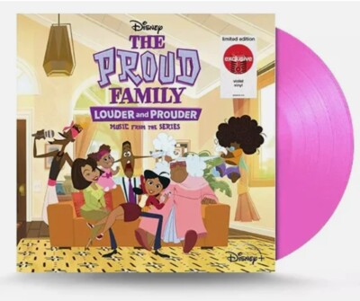 Proud Family Louder And Prouder Violet Colored Vinyl LP Limited Exclusive Disney