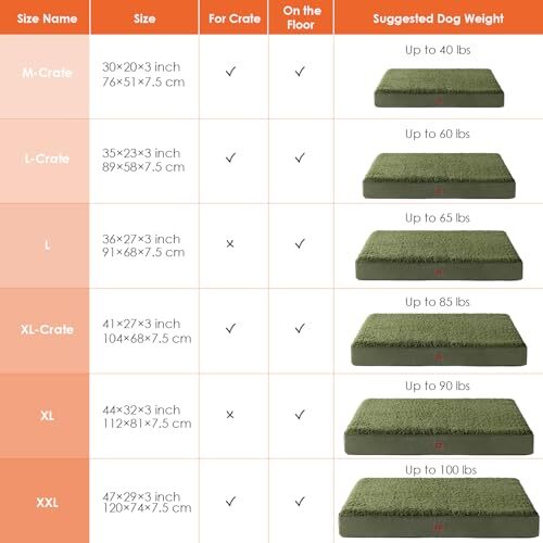 EHEYCIGA Washable Dog Beds for Extra Large Dogs, XL Dog Bed with