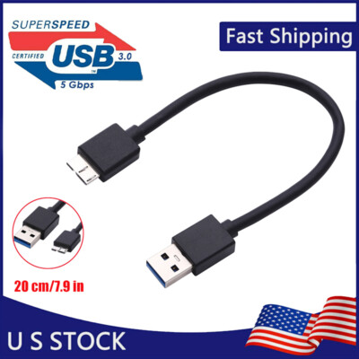 USB 3.0 Cord Cable For SEAGATE Backup Plus Slim Portable External Hard Drive HDD