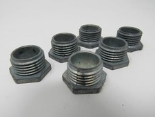 Standard Threaded Hex Bushings Lot of 6 3/4-in Zinc Galvanized