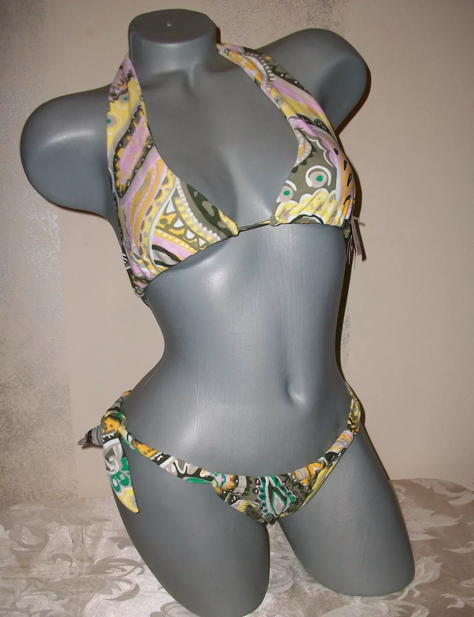 NWT Victoria Secret L Cia Maritima Paisley Bikini Swimsuit