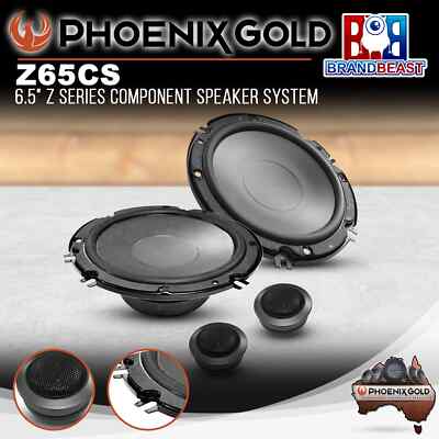 PHOENIX GOLD Z65CS 6.5 '' (165 MM) Set Komponenten Sprecher 150W Mit Tweeter