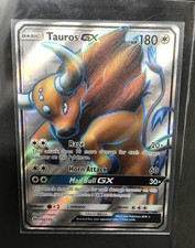 Pokemon Card Tauros GX 144/149 Sun & Moon NM