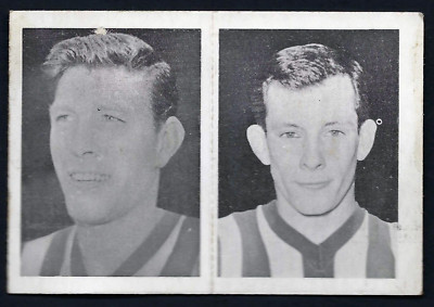 A & B C GUM - FOOTBALLERS (PAARWEISE, 1-110) - #41 FANTHAM #96 MEGSON, SHEFF WEDS