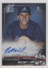 2017 Bowman Chrome Prospect Auto Patrick Weigel #CPA-PW Auto 7eo