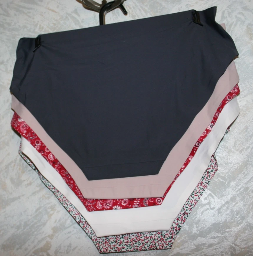 LUCKY BRAND 5 pack Hipsters Panties Large Beige Gray White Red White/multi NWT - Image 2 of 2