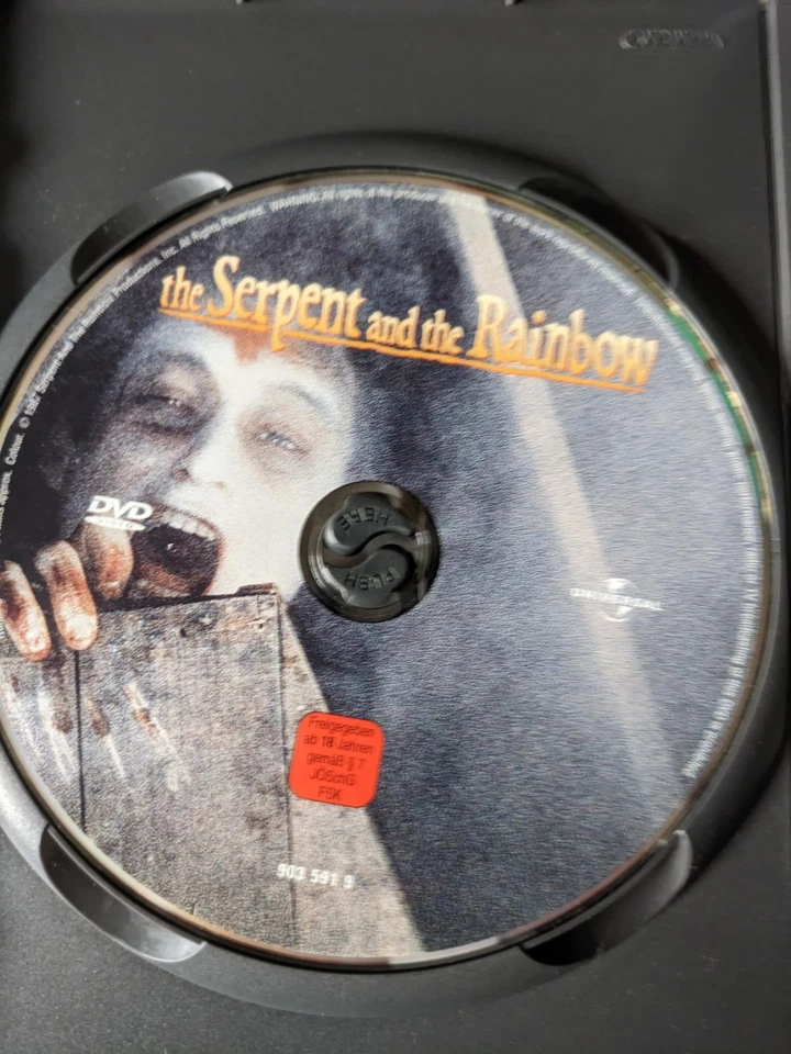 The Serpent And The Rainbow [DVD] ❤️ Wes Craven Rare Horror  - Image 3 of 3