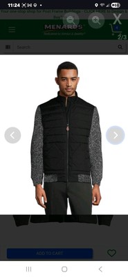 Evoke By Knoss 2XL Mens Bonded Sweater Fleece Jacket
