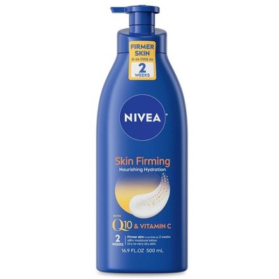 NIVEA Skin Firming Hydration Body Lotion Q10 Enriched Normal Skin 16.9 Oz 3 Pack