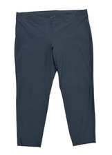 Eileen Fisher Pants Grey Viscose Nylon Lycra Pull On Straight Leg Women  s XL