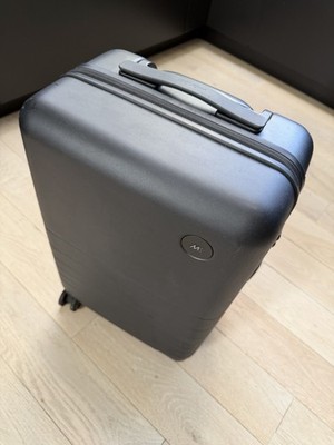 Monos Carry-On Midnight Black  Hard Shell Suitcase 22''x14''x9''