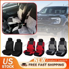 Car Seat Covers Front 2-seats Full Set Cloth Cushion For Chevrolet Silverado Us