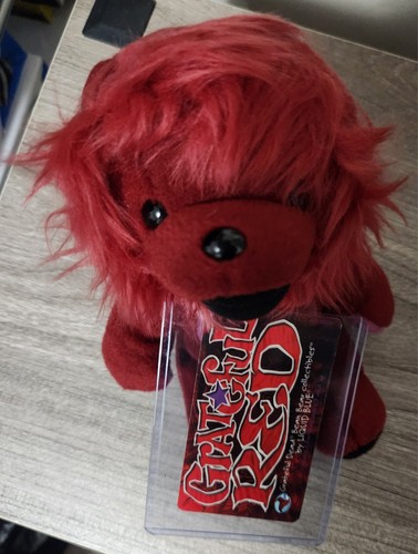 Grateful Red 7" Grateful Dead Bean Bear With Tag Special Limited Liquid Blue HTF