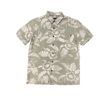 Jack O'Neill Collection Short Sleeve Shirt Floral Print Green Mens Size S