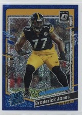 2023 Panini Donruss Optic Rated Rookie Blue Glitter Prizm Broderick Jones 05k9