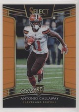 2018 Panini Select Concourse Orange Prizm 27/49 Antonio Callaway #29 fm0