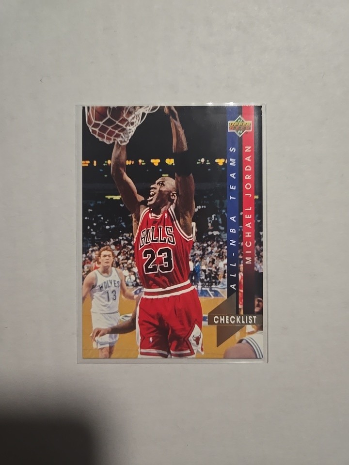 1993-94 Upper Deck All NBA Teams Checklist #AN15 Michael Jordan Bulls