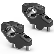 VMT CNC Riser Lenkerversatz bzw Lenkerverlegung & Lenkererhöhung schwarz mit ABE