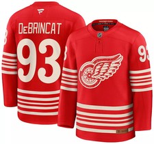 Detroit Red Wings Alex DeBrincat #93 Fanatics Red Centennial Premium NHL Jersey