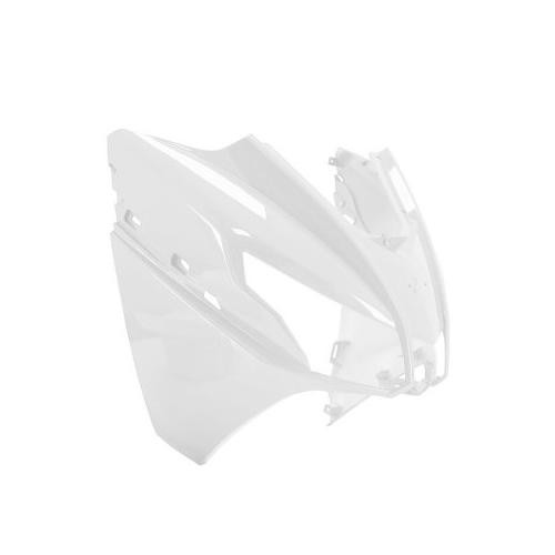 Tablier face avant d'origine Piaggio 50 SXR Aprilia 2021 blanc SP1B009145BR carénage