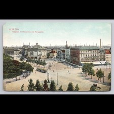Vintage Postcard Leipzig Germany 1908 Unposted Historic Scenic View Rivers