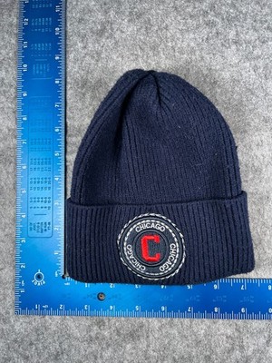 Chicago Robin Ruth Beanie Toque Adult One Size Blue Knit 100% Acrylic Camp Ski