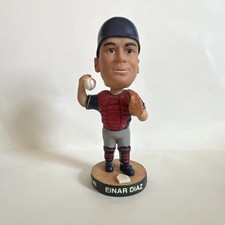 Einar Diaz Cleveland Indians 2002 Vintage Collector Bobblehead 2nd in Series