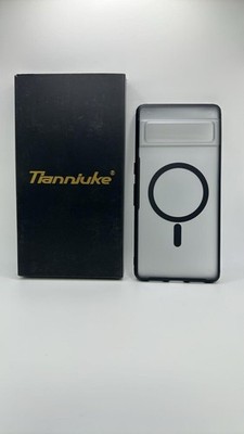 TIANNIUKE Google Pixel 7 Pro Case MagSafe Clear Black Magnet Schutzhülle