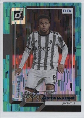 2022-23 Panini Donruss Teal /199 Weston McKennie #157 1hq0
