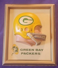 Placa de pared de fútbol americano de la NFL Technigraph #31 de los Green Bay Packers 1965