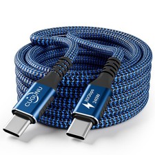 Thunderbolt 5 Cable 3FT 240W USB C Charging Data 80Gbps 120Gbps 4K 8K Display