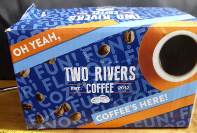 Two Rivers Red Alert 40 count coffee pods extra stong exp 11/26