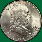 1960-D Franklin Half Dollar Brilliant Uncirculated BU Coin #42088