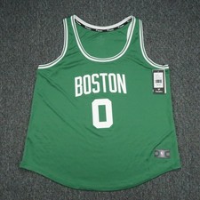 Jayson Tatum Tank Womens XXL Green Fanatics Fast Break Jersey Boston Celtics