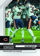 2025-26 Panini Instant NFL #274 Nahshon Wright Chicago Bears PRESALE